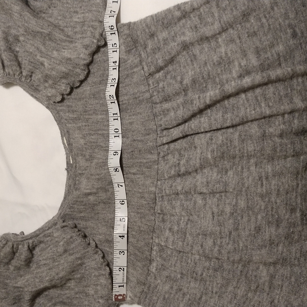 *Host Pick* Moth Anthropologie Soft As Feathers Gray Knit Dress Size Large - Picture 8 of 13